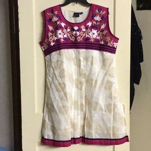 Pink and Beige Kurta